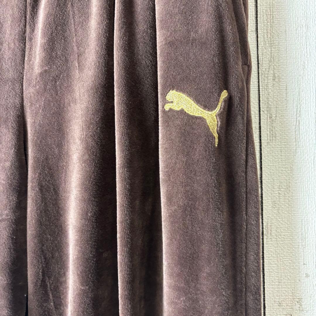 プーマ PUMA ベロア セットアップ ジャージ M 茶
