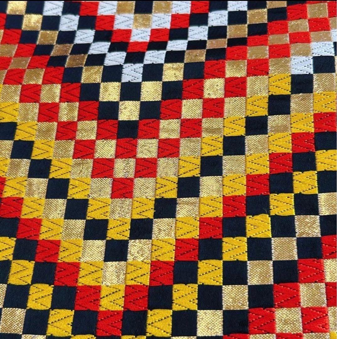 七五三　7歳　女の子　着物フルセット　小物セット　絹　あざやかオレンジ　5227