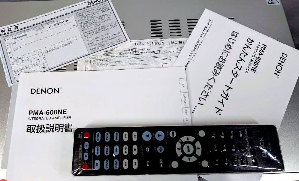 DENON PMA-600NE プリメインアンプ高音質 BT対応 保証中 超美品