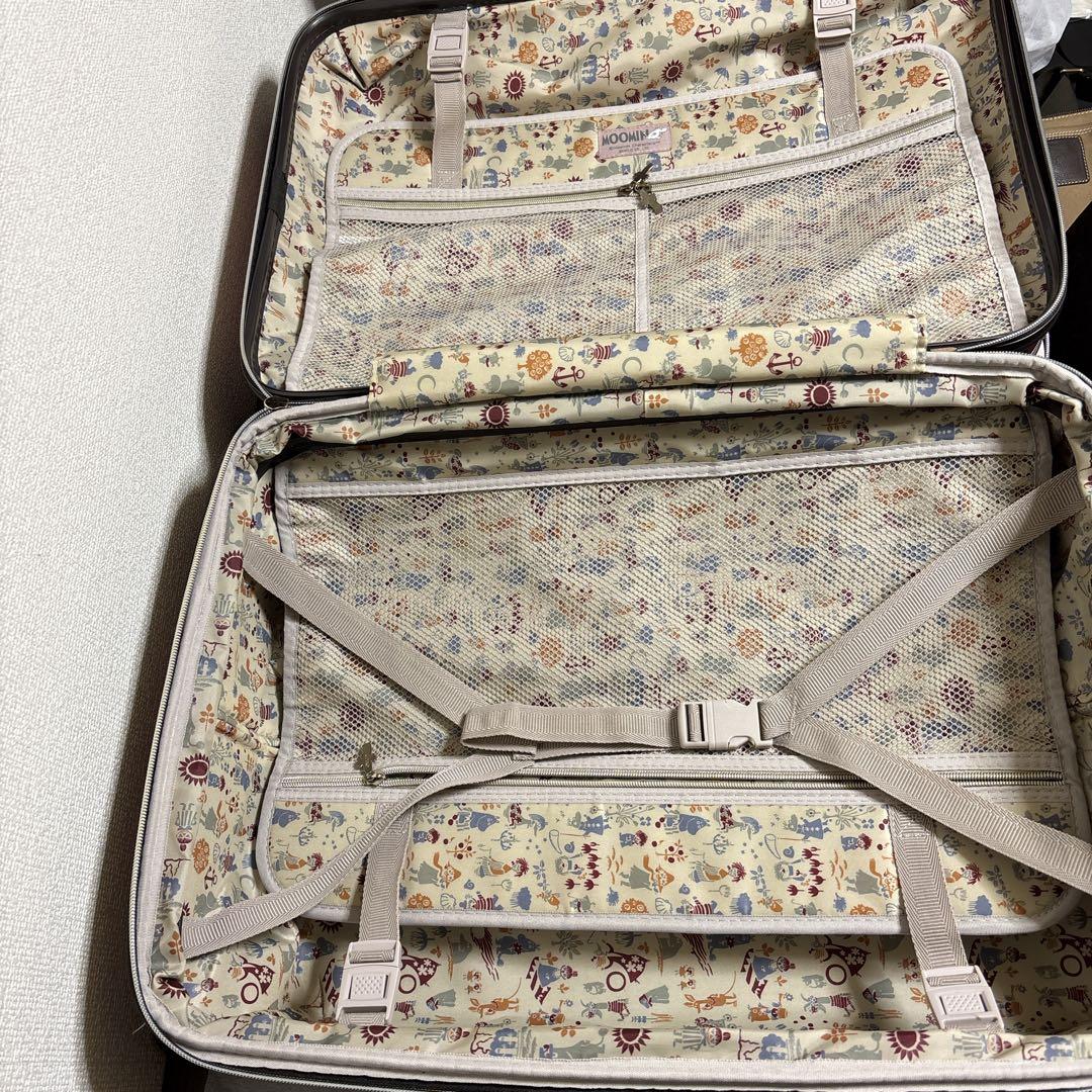 【良品】ムーミン　4輪　スーツケース　63L リトルミィ