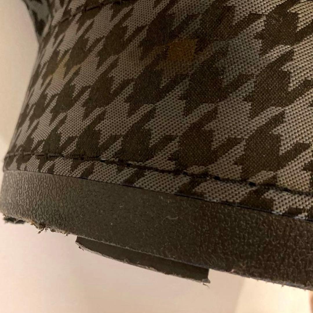 【SI】MIZUNO　千鳥格子柄 キャディバッグ ゴルフ 5分割 自立式