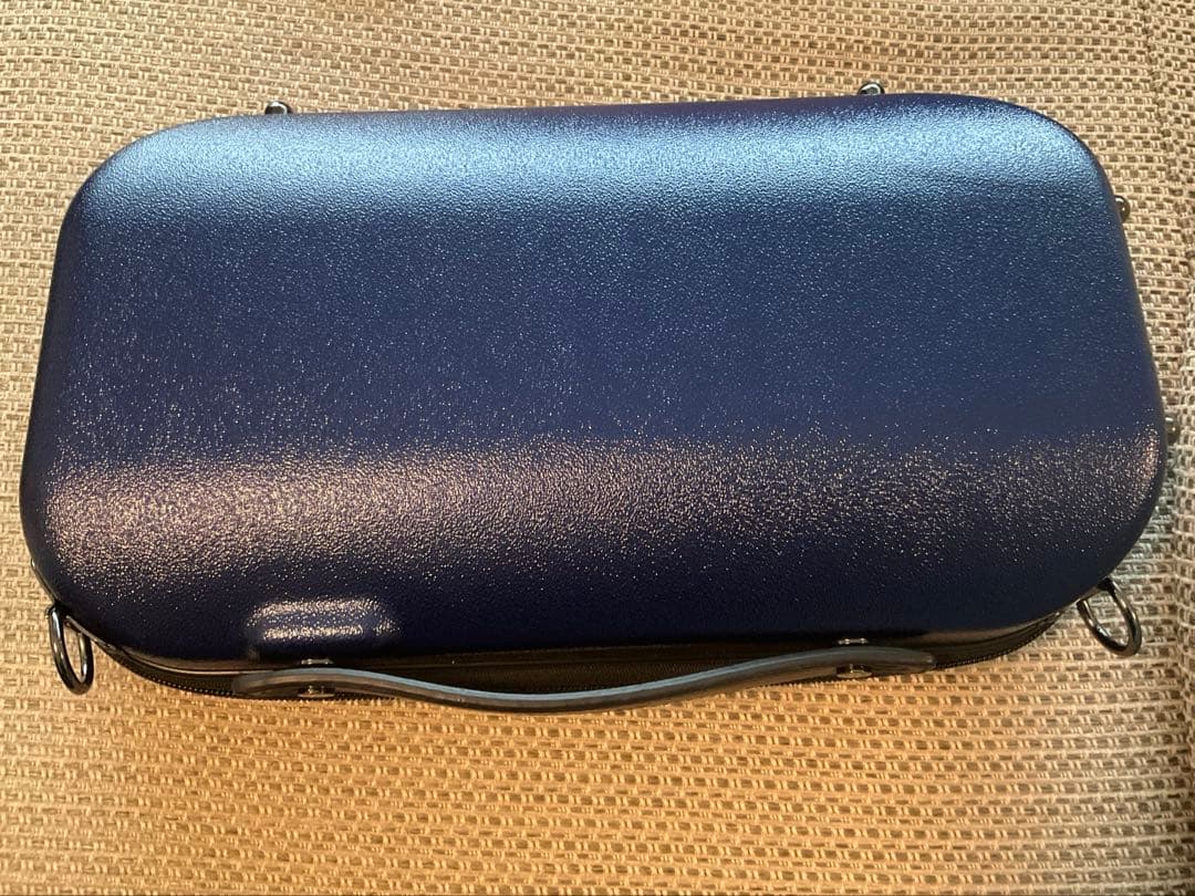 美品　Protec クラリネット コンパクトセミハードケース ネイビー