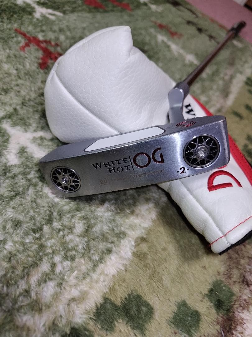 やす　ＷＨＩＴＥ　ＨＯＴ　ＯＧ　＃２　ＤＯＴ　３４インチ パター