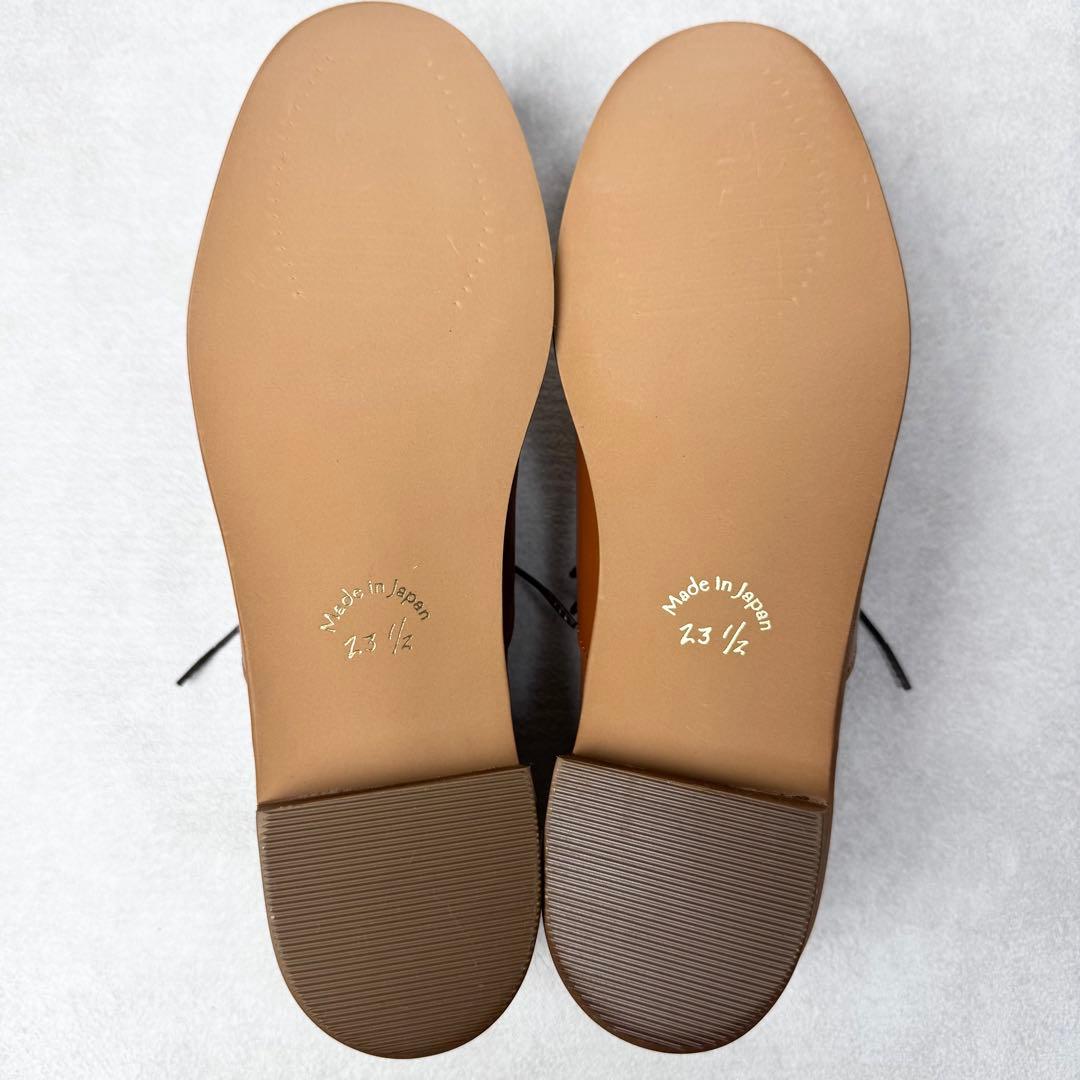 【新品】nagata shoes長田靴職人が叶えた 本革ハーフウィングチップ