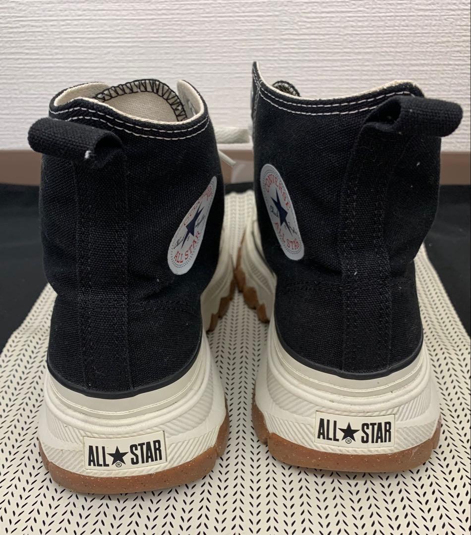 コンバース 厚底ハイカットスニーカー ブラック