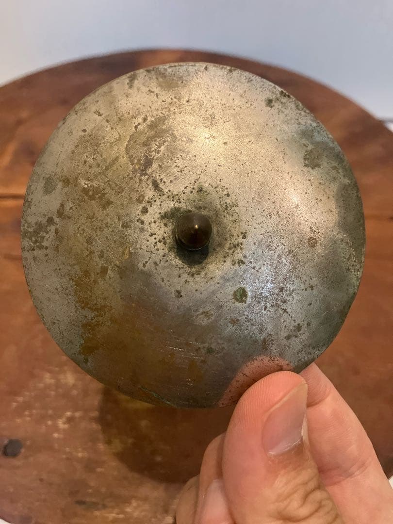 ◆◆専用◆◆濃緑色の大きめガラスシュガーポット◇レトロ◇大正ガラス◇戦前ガラス