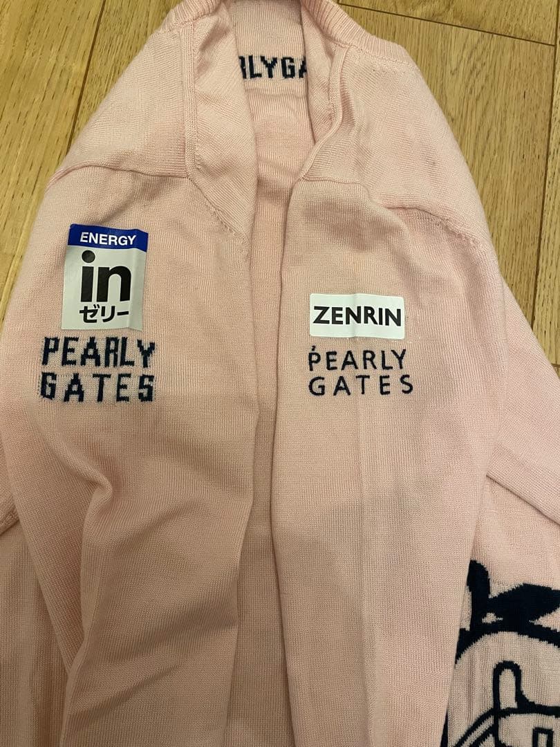 PEARLY GATES ピンクセーターサイズ2