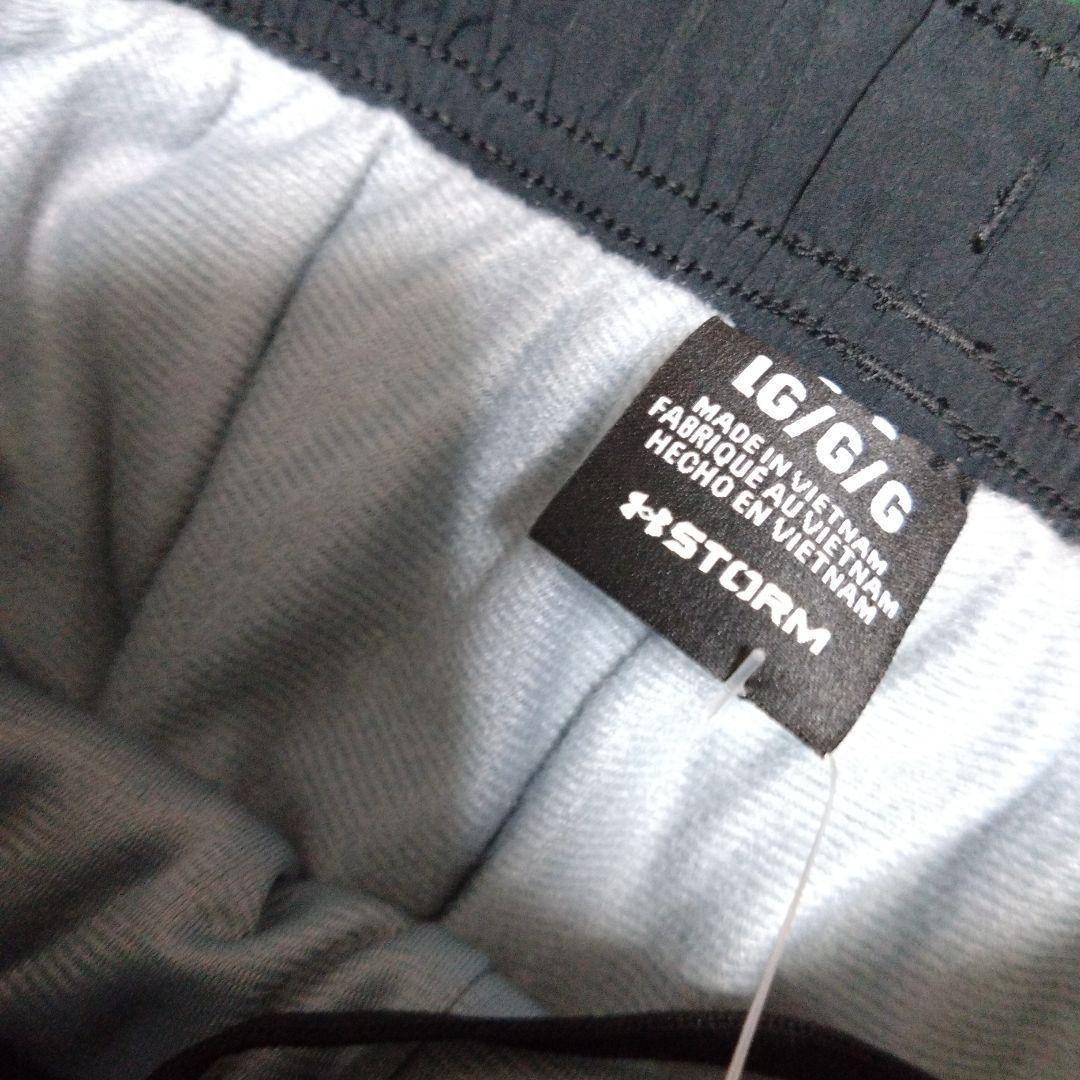 【5%引き】新品UNDER ARMOURアンダーアーマーブラック パンツＬサイズ