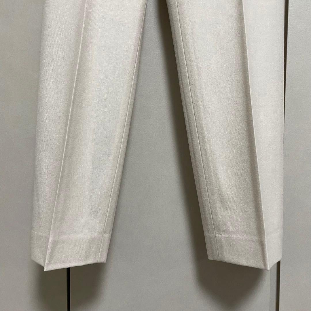 【未使用タグ付】23区　ウールミルドストレッチ テーパードパンツ