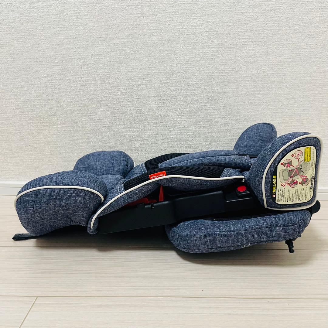 日本育児　トラベルベスト　ECプラス　チャイルドシート　デニム　デニム柄　EC+