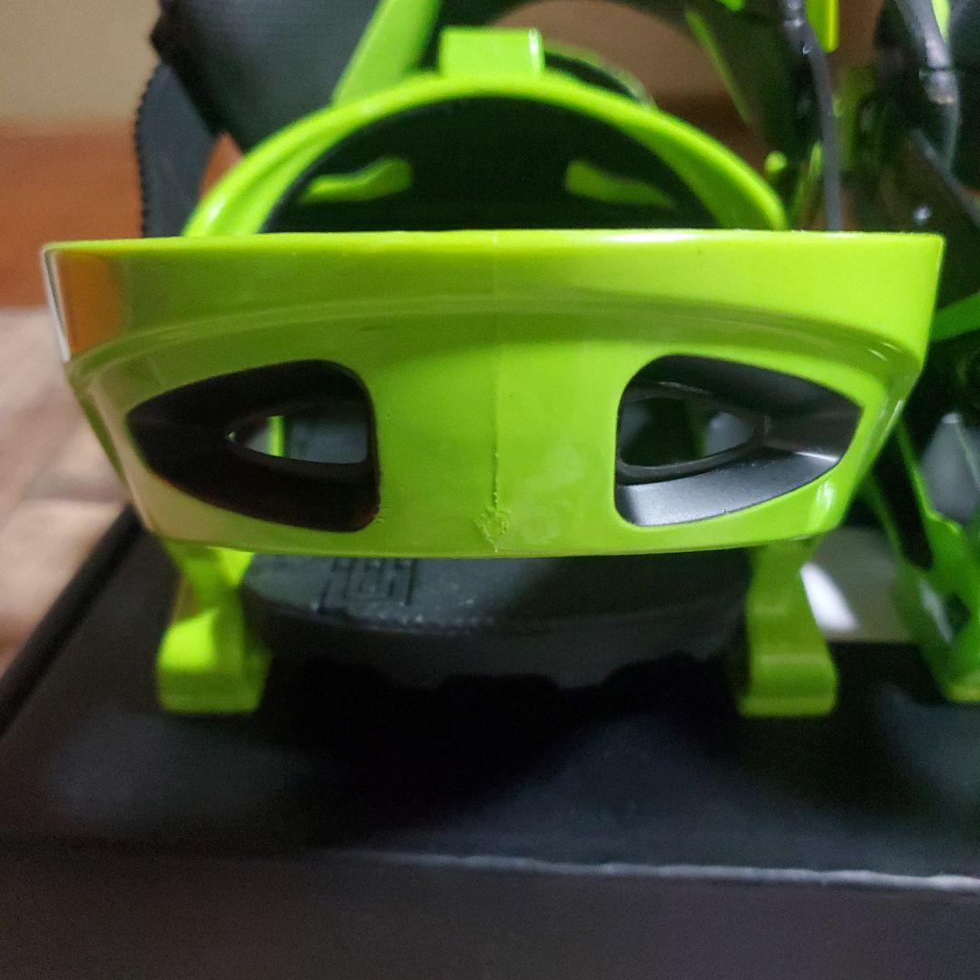 NOW スノーボード ビンディング グリーン/ブラック　select　M