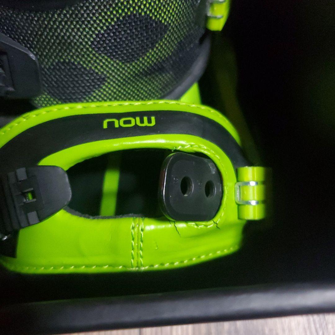 NOW スノーボード ビンディング グリーン/ブラック　select　M