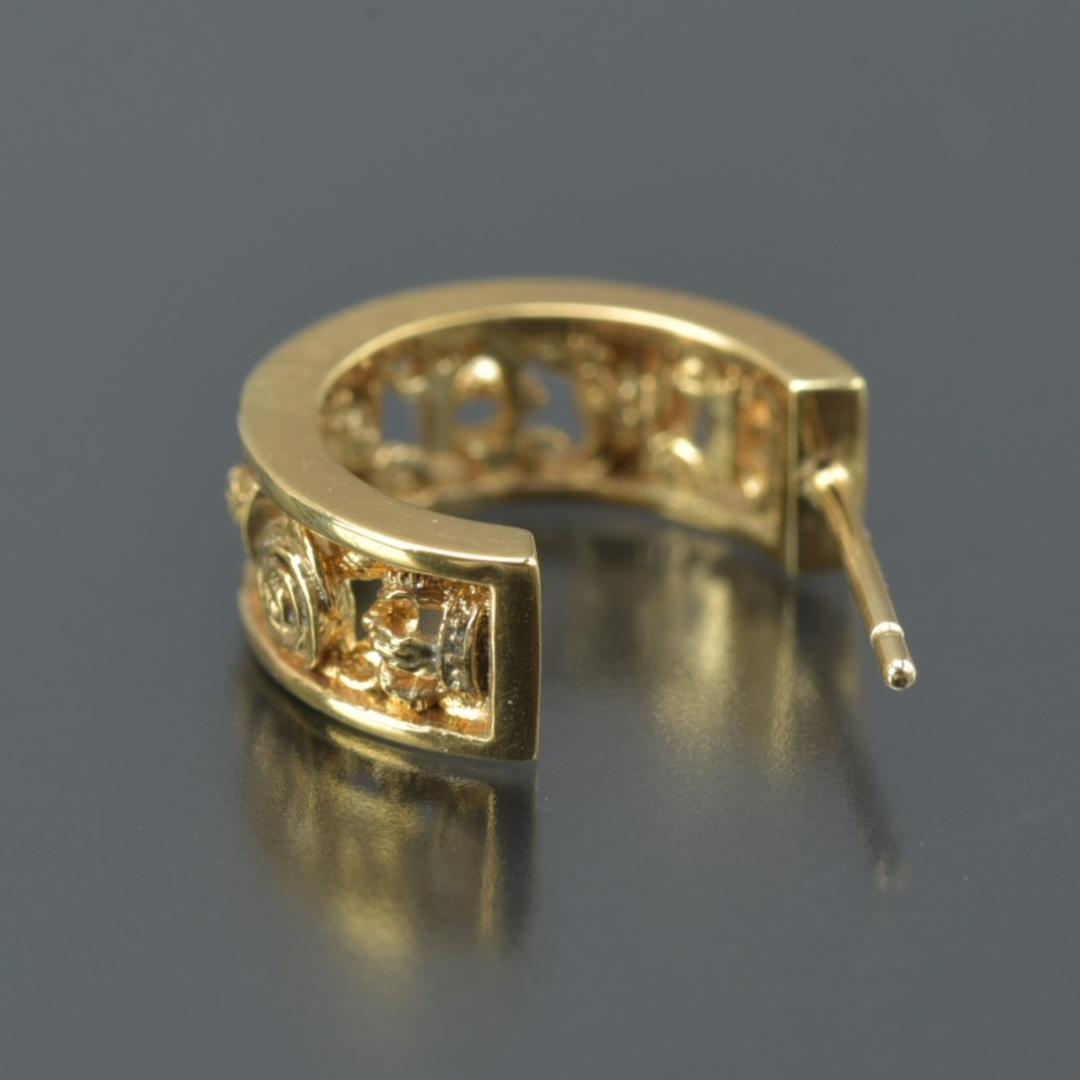 美品 ジャスティンデイビス マイラブ ピアス ゴールド K18/SV925