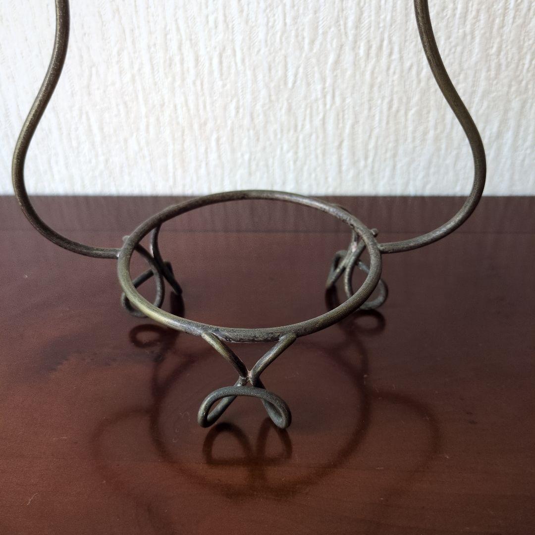 英国アンティーク＊クランベリーガラス＊ジャムディッシュ＊ホルダーとスプーン付