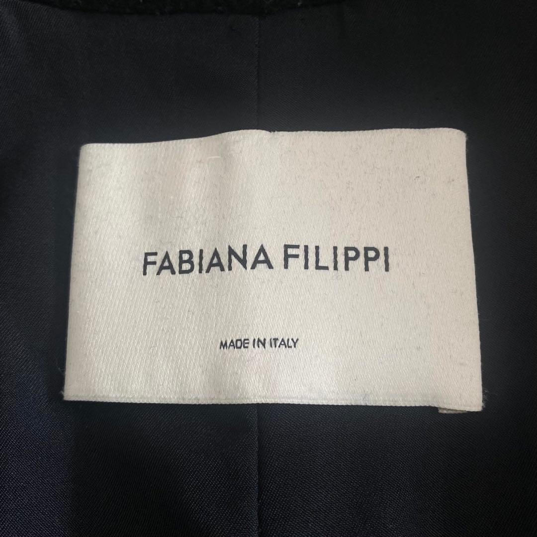 大晦日限定価格 ファビアナフィリッピ 近年モデル 起毛メリノウールロングコート