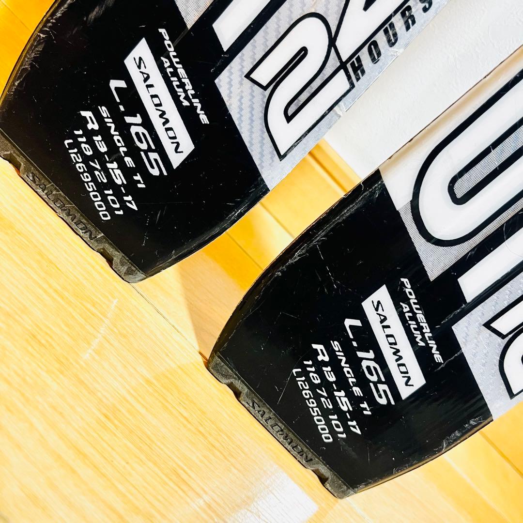 美品 SALOMON サロモン POWERLINE S1 165 ビンディング付