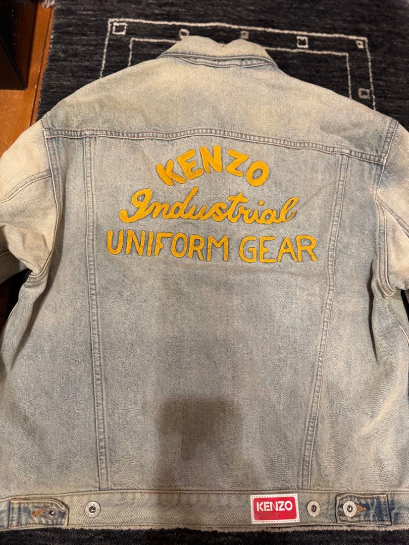 KENZO DRAWN VARSITY デニム トラッカー ジャケット　サイズM