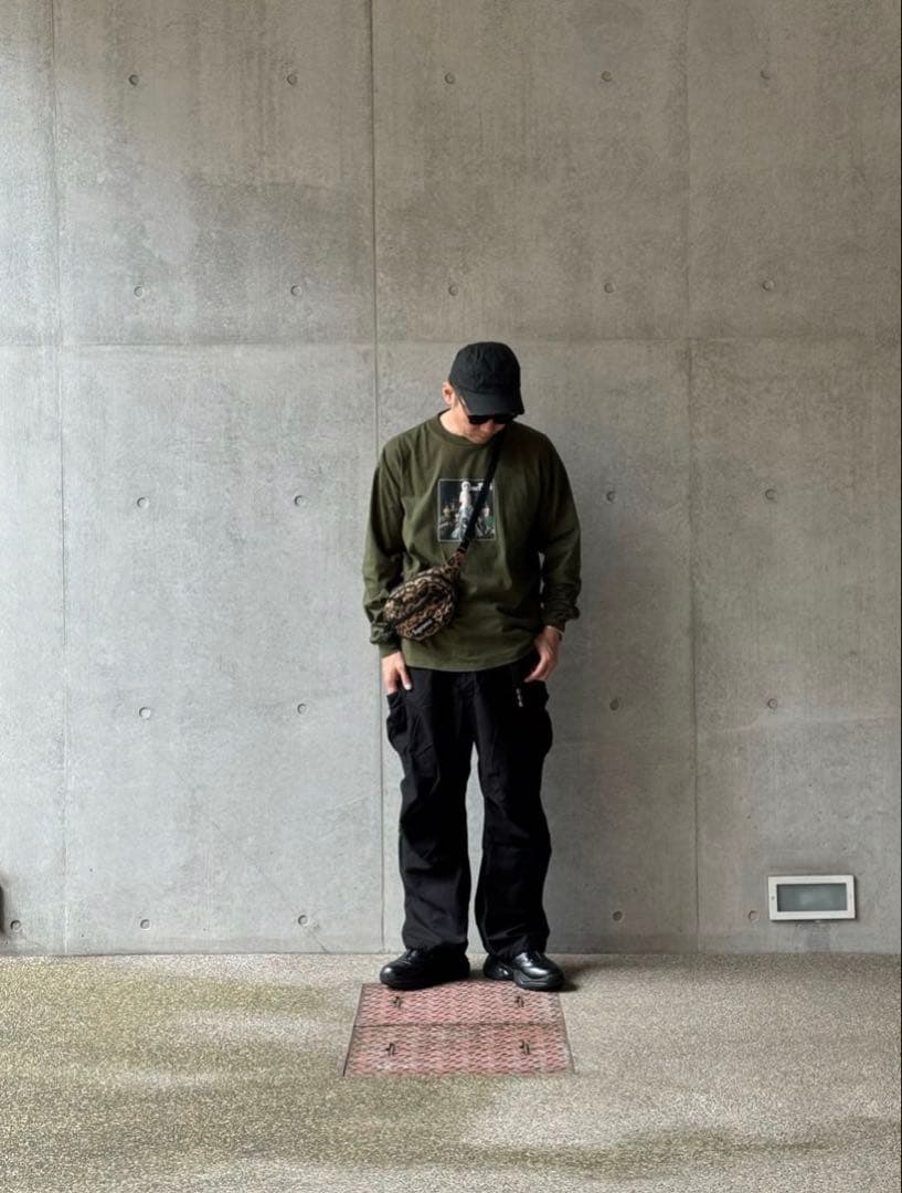 anytee m65 黒染め　カーゴパンツ