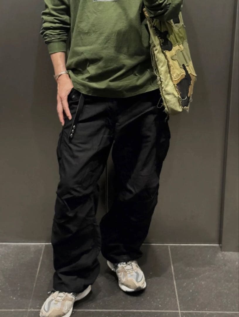 anytee m65 黒染め　カーゴパンツ