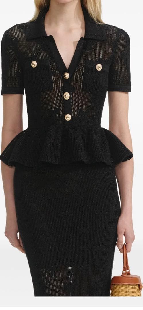 限定値下げ！ Self-Portrait クロシェワンピース