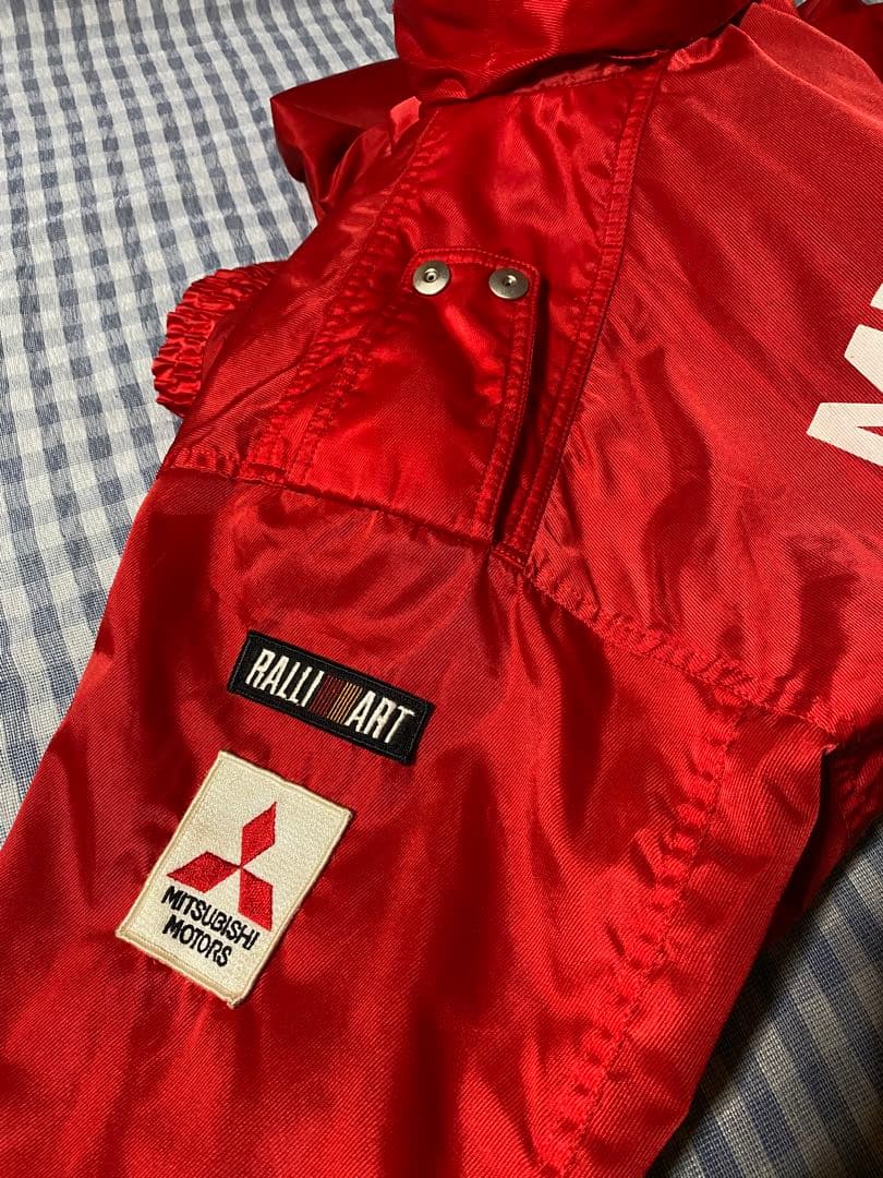 90s ミツビシ ラリーアート ナイロンジャケット 美品　当時物　ビンテージ