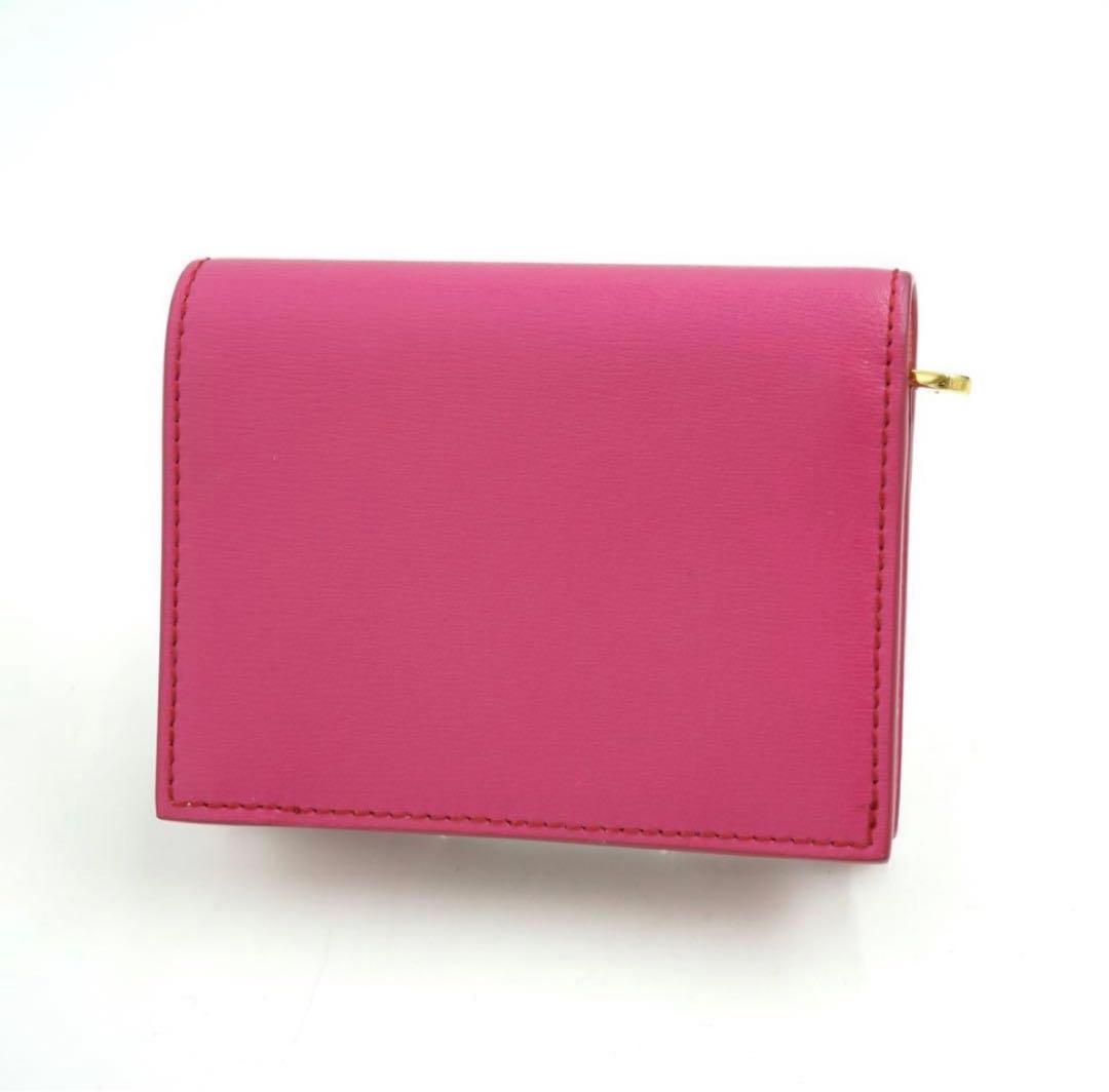 ✨未使用展示品✨　Ferragamo ミニ財布　ガンチーニ　バイカラー　二つ折り