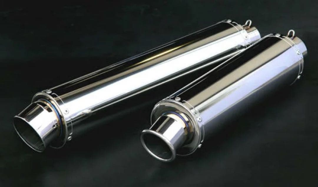 Realize 90φ×420 60.5φ カールタイプ 汎用サイレンサー