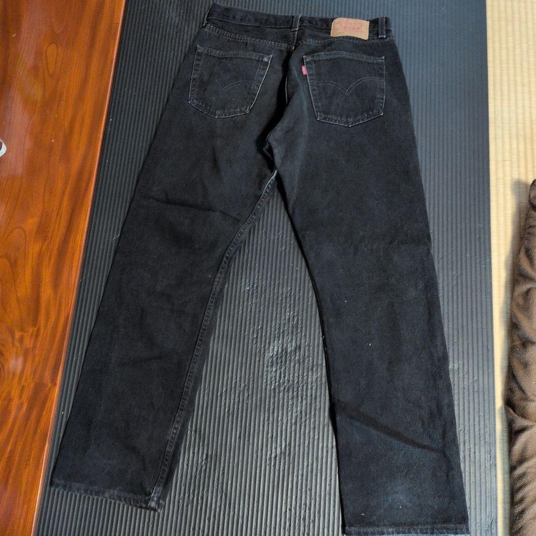 【USA製】　リーバイス　501 デニム　後染めブラック　W33 L30