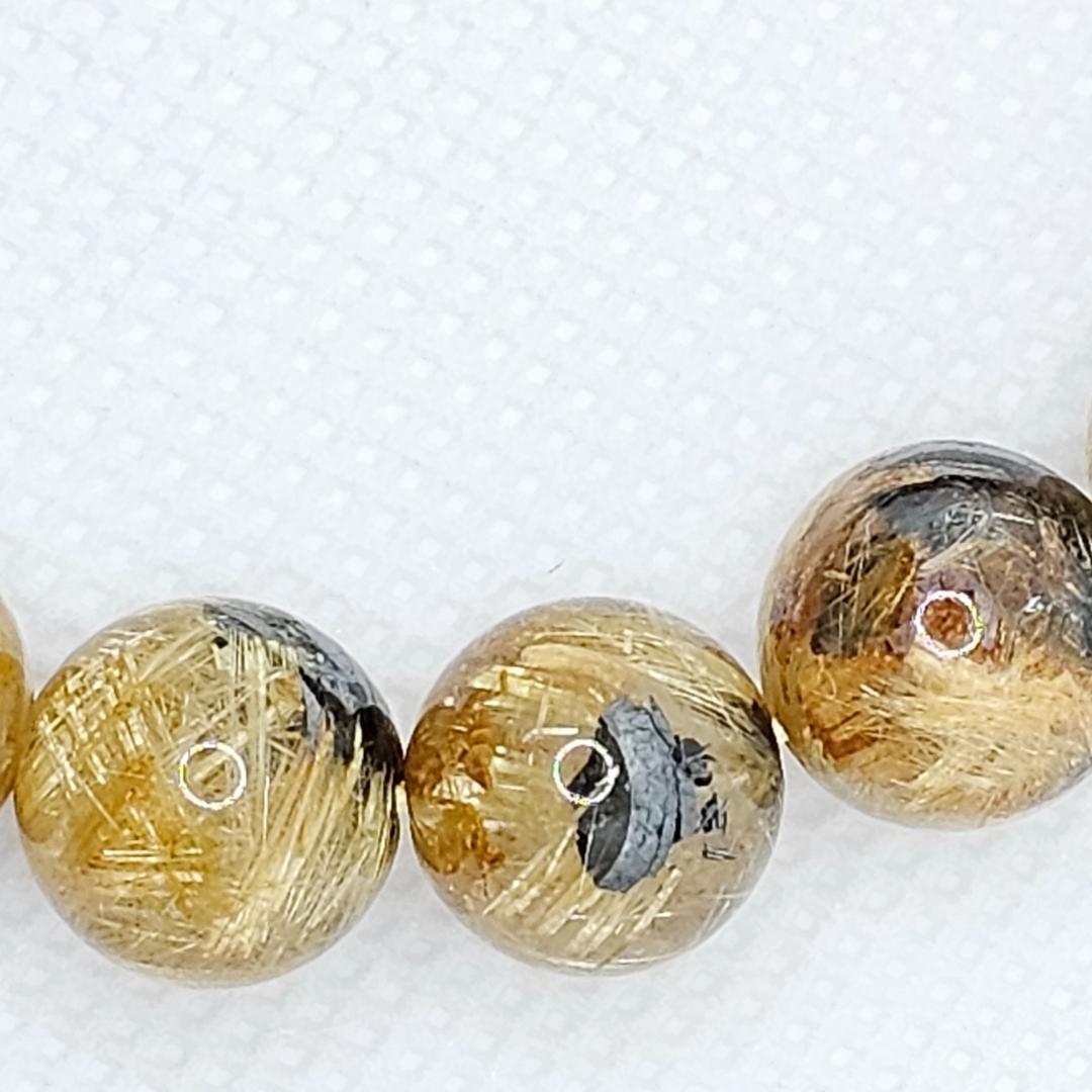 太陽放射 タイチン ルチル クォーツ【10.5mm/17.5cm】 太陽放射 5cm