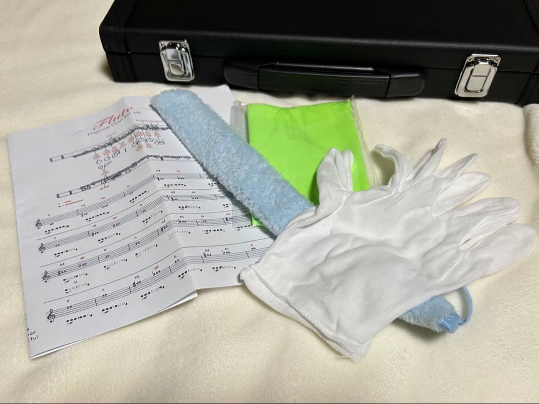 【大幅値下げ】 SLADE アンティークシルバー C管フルート 一式セット 新品