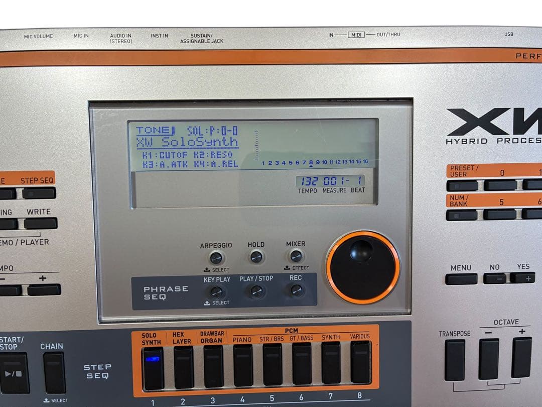 【希少・美品】CASIO XW-P1 シンセサイザー シンセ ヘクスレイヤー