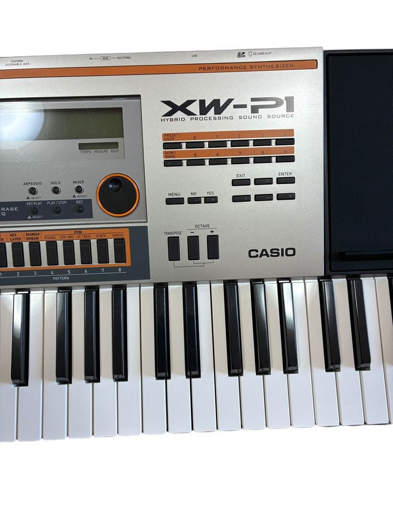 【希少・美品】CASIO XW-P1 シンセサイザー シンセ ヘクスレイヤー