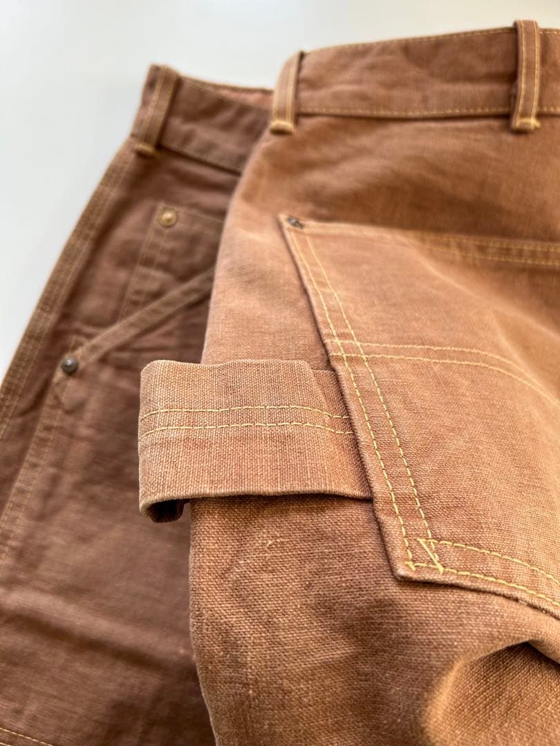 50s 復刻 carhartt ダブルニー ペインター パンツ ハートタグ - メルカリ