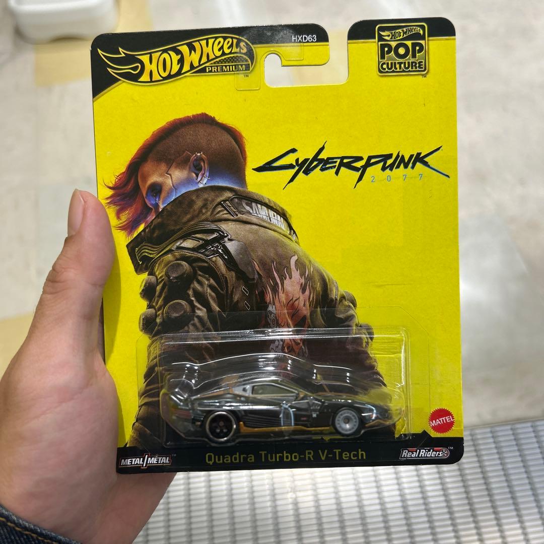 ☆ ホットウィール クアドラ ターボR V-Tech サイバーパンク 未開封
