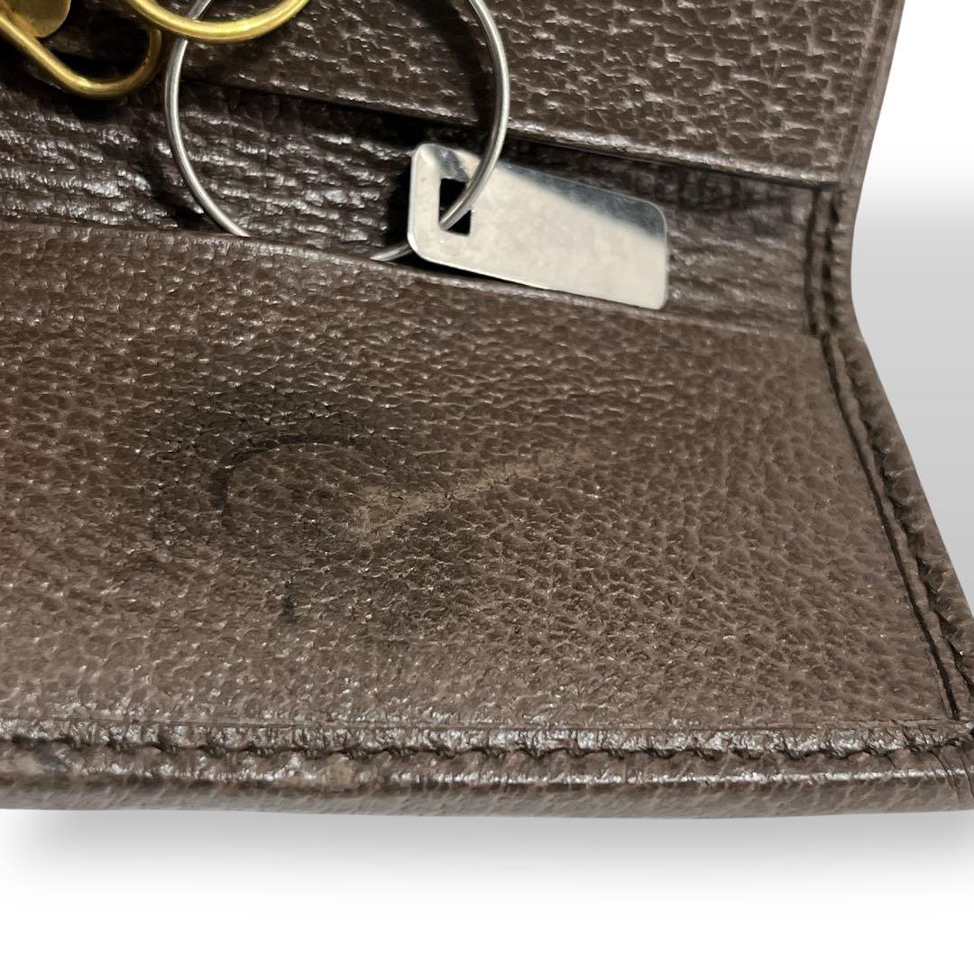 グッチ　6連キーケース　オフィディア　GGマーモント　シェリーライン　PVC