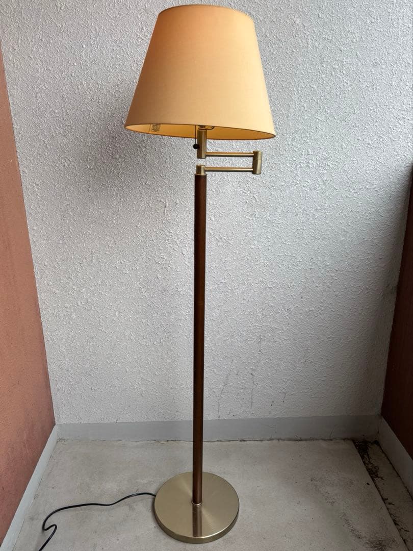 National ヴィンテージ　スウィングアーム　フロアライト