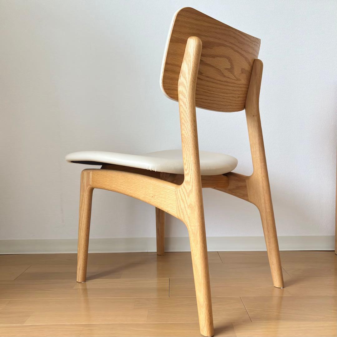 ダイニングチェアHARE 平田椅子製作所 サイドチェア 高さ40cm アイボリー