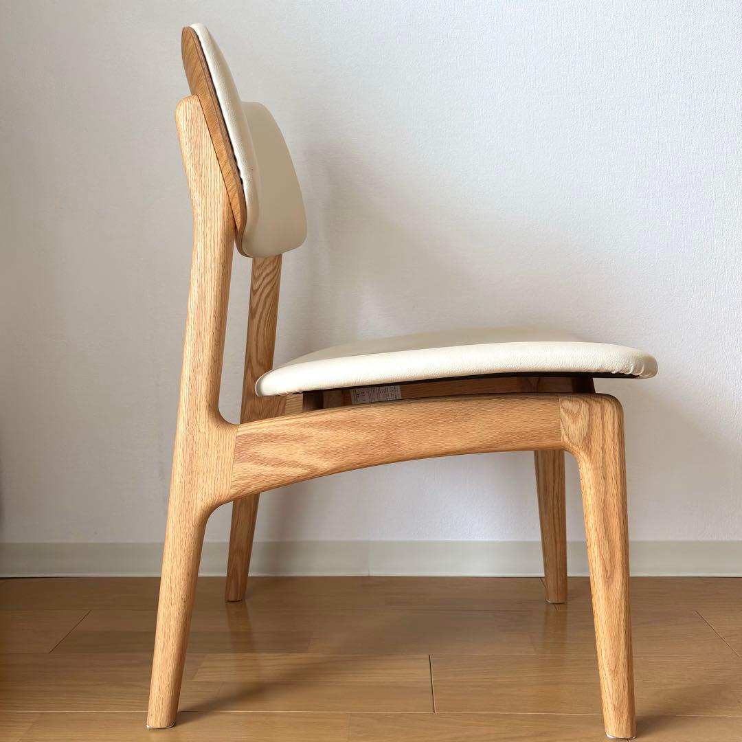 ダイニングチェアHARE 平田椅子製作所 サイドチェア 高さ40cm アイボリー