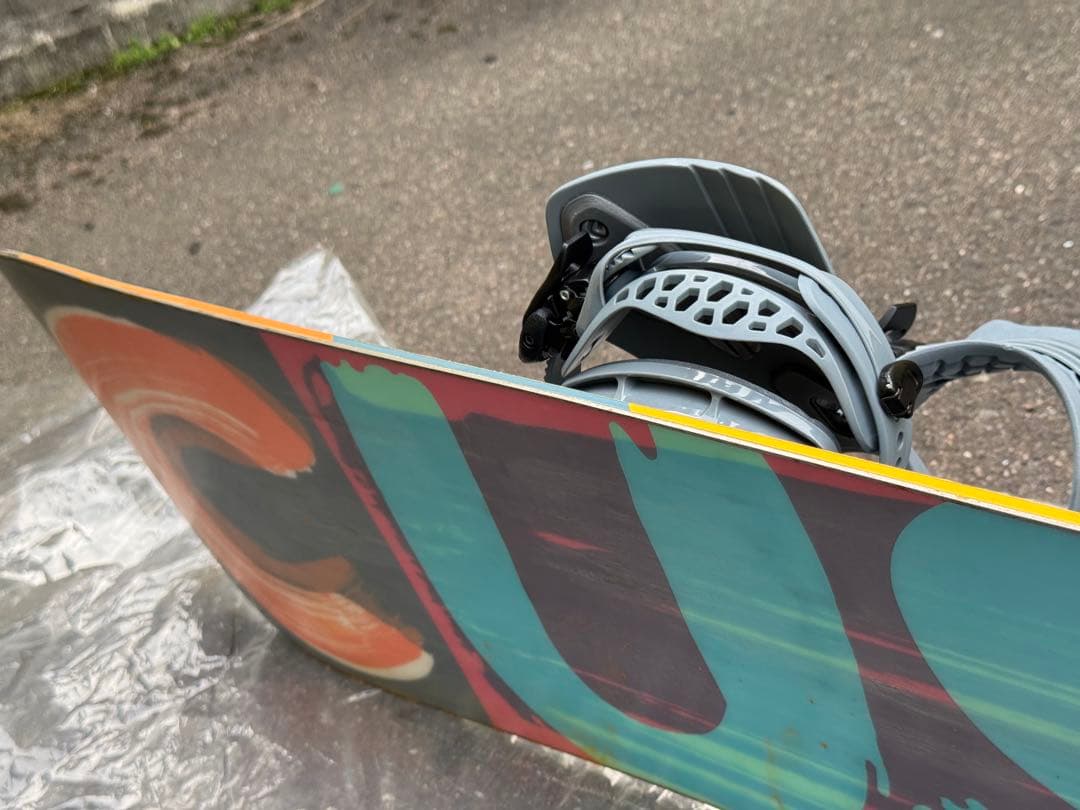 FLUX AH ビンディング　バートン　CUSTOM スノーボード 162