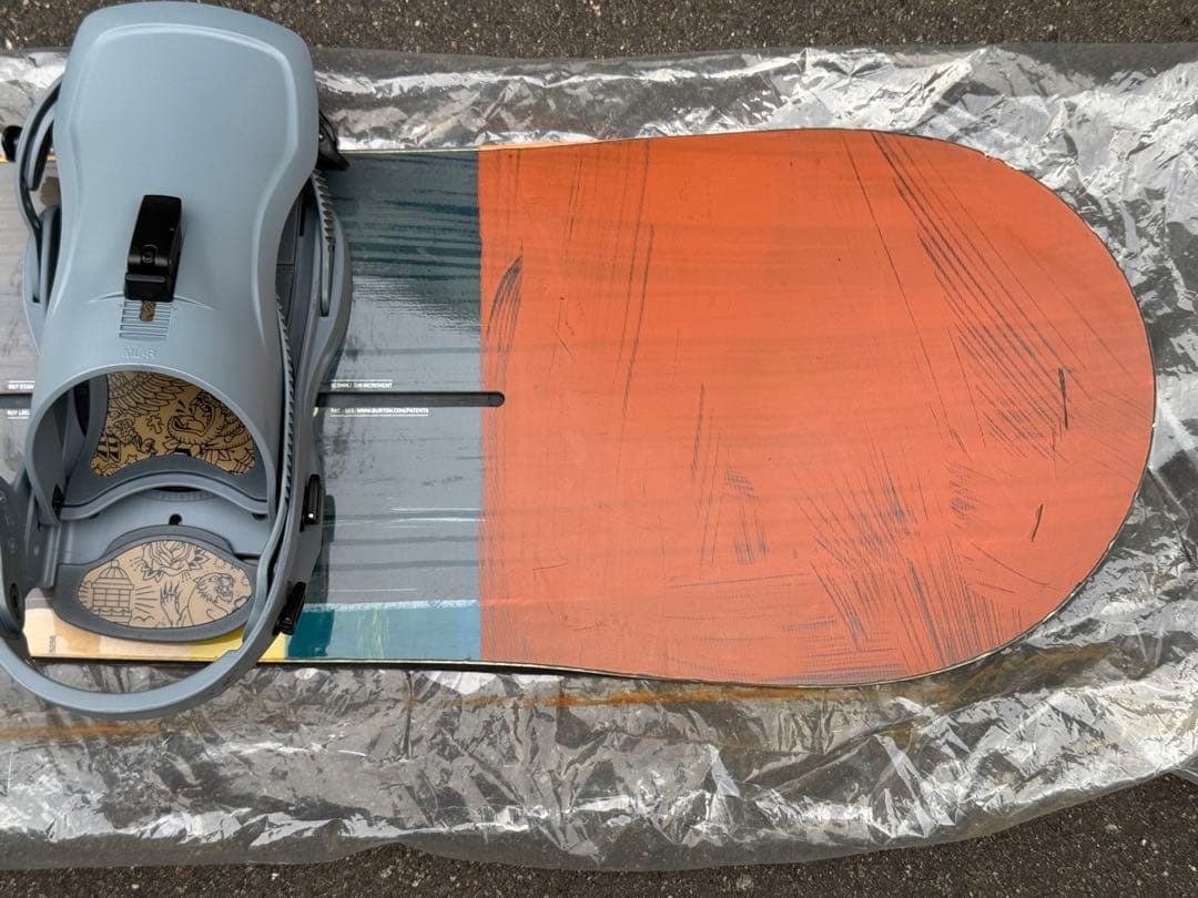 FLUX AH ビンディング　バートン　CUSTOM スノーボード 162