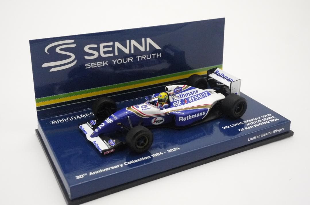 D1/43 ウィリアムズ FW16 ラストレース ロスマンズ A.セナ