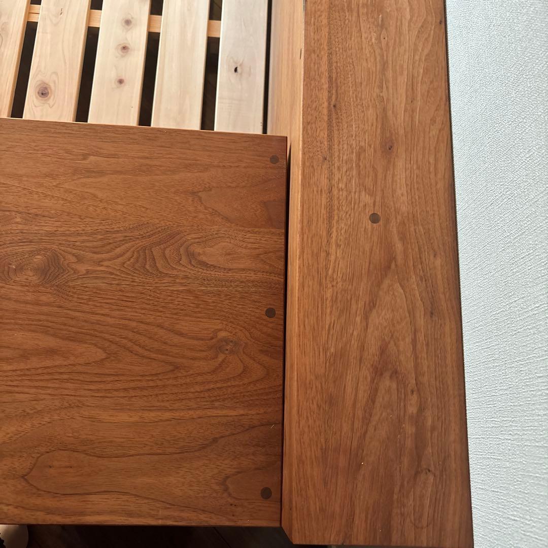 専用❗️セットで購入の方のみ❗️木製セミダブルベッドフレーム 引き出し(別売)