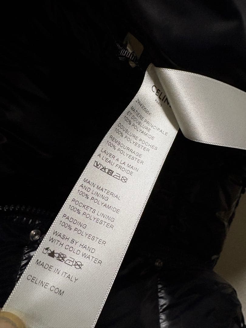 celine パファージャケット 44 セリーヌ　エディスリマン ロングダウン