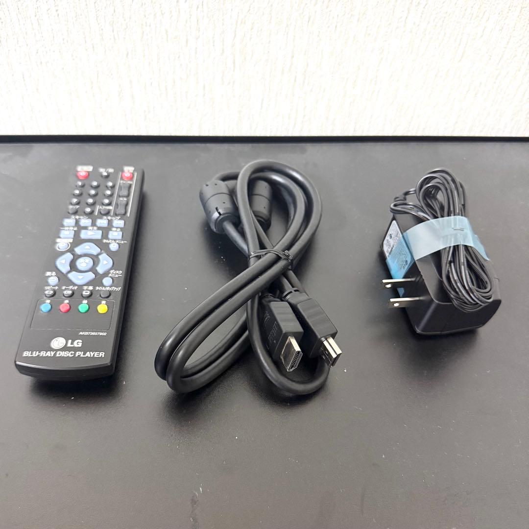 【動作品・美品】 LG ブルーレイプレーヤー BP350 リモコン付き DVD