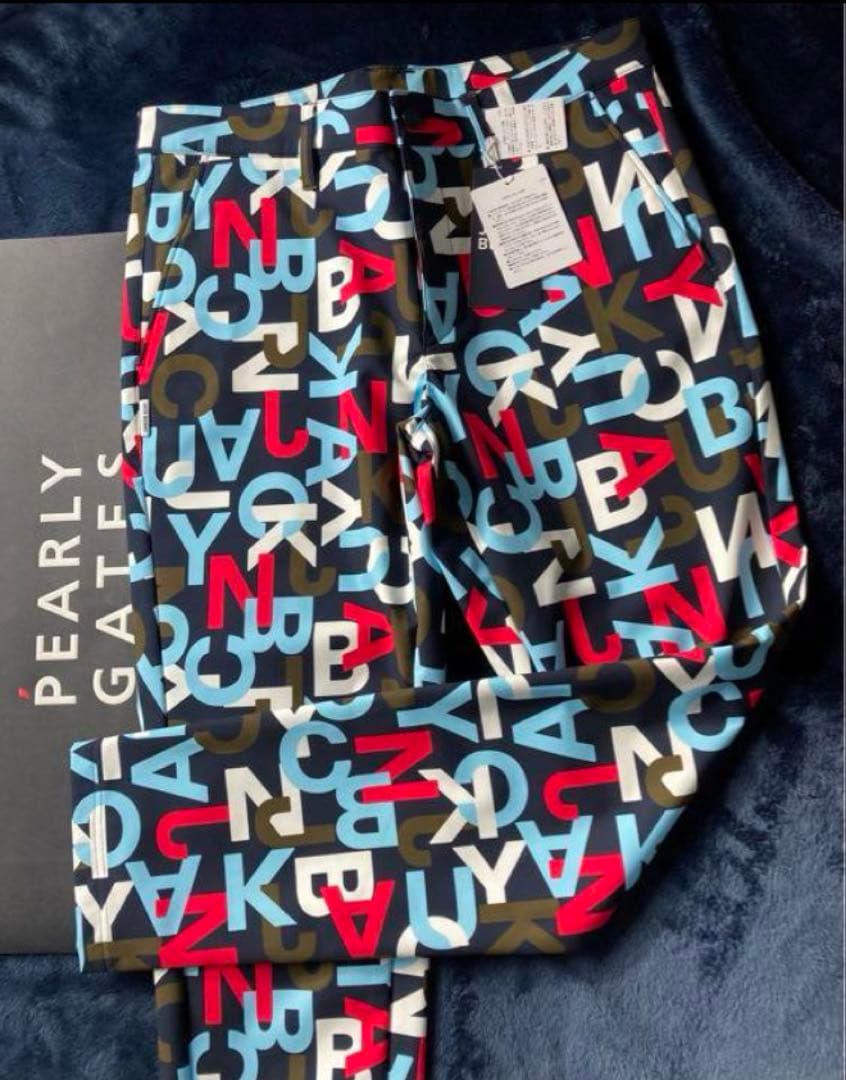 新品 ジャックバニー 撥水3レイヤーコーティングパンツ(5)サイズL/紺