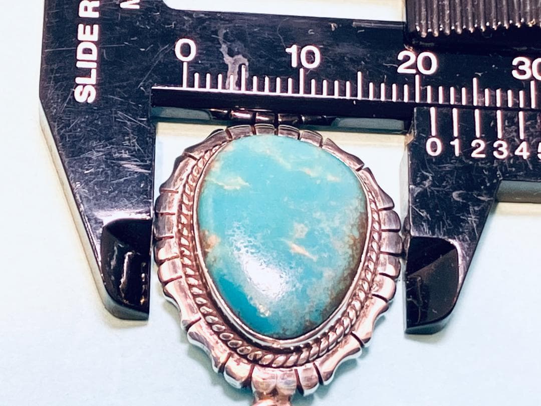 【銀製品925】ターコイズ ハンドメイド　インディアンジュエリー