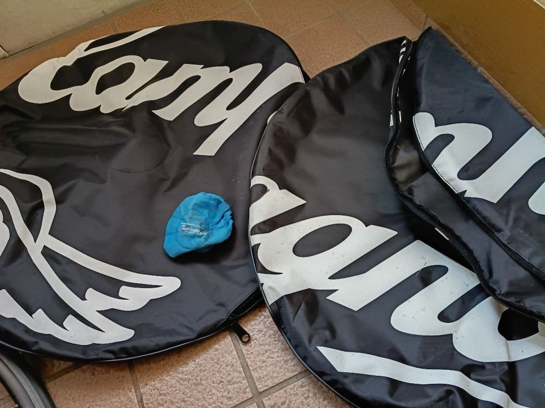 自転車 ロード ホイールセット カンパニョーロケース付き