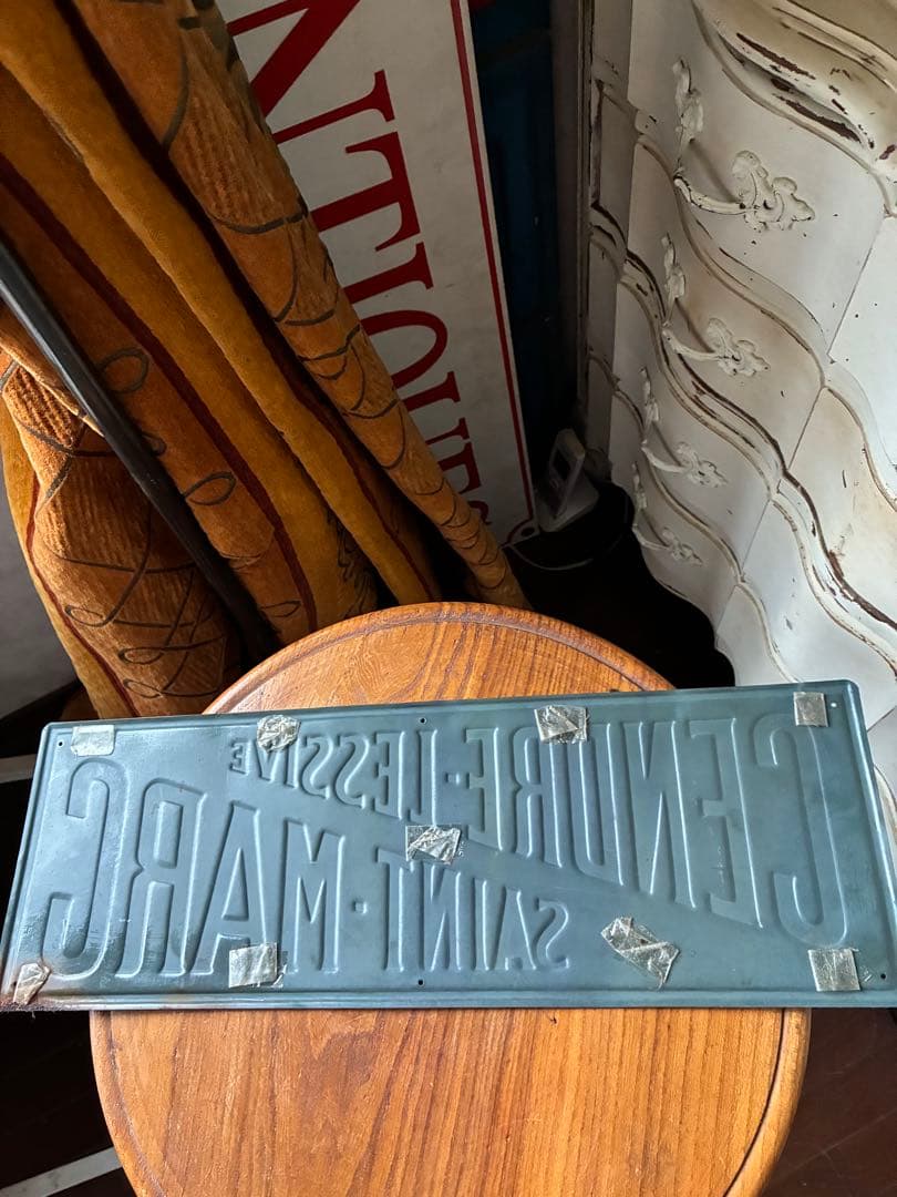 redhis メタル　サイン　プレート　看板　洗濯石鹸　標識　南仏