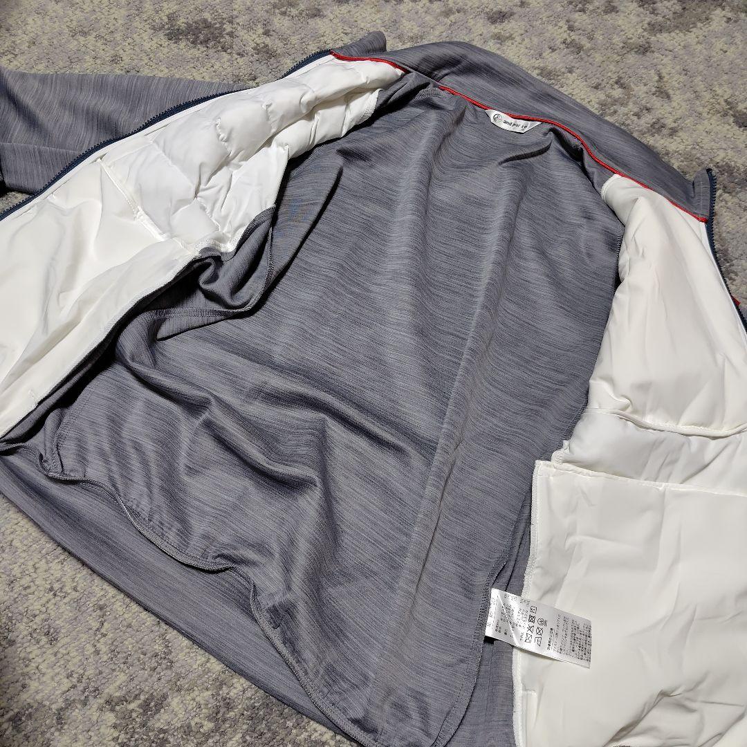 美品 and per se ハイブリッド ブルゾン 切替 ドッキング ジャケット