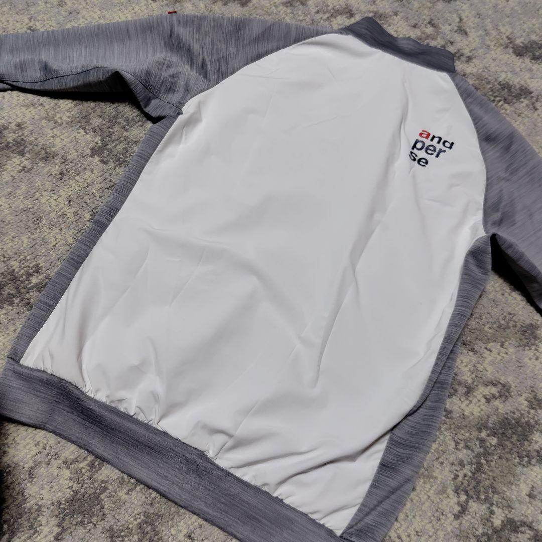 美品 and per se ハイブリッド ブルゾン 切替 ドッキング ジャケット